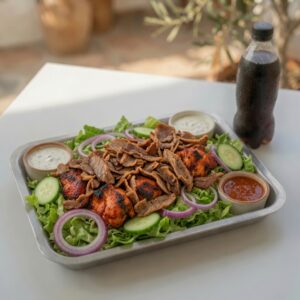Mediterranean chicken & Doner in Tray