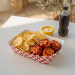 Red Tikka and Chips Kids Meal