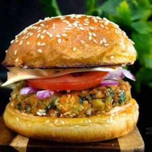 Mediterranean Chicken Burger